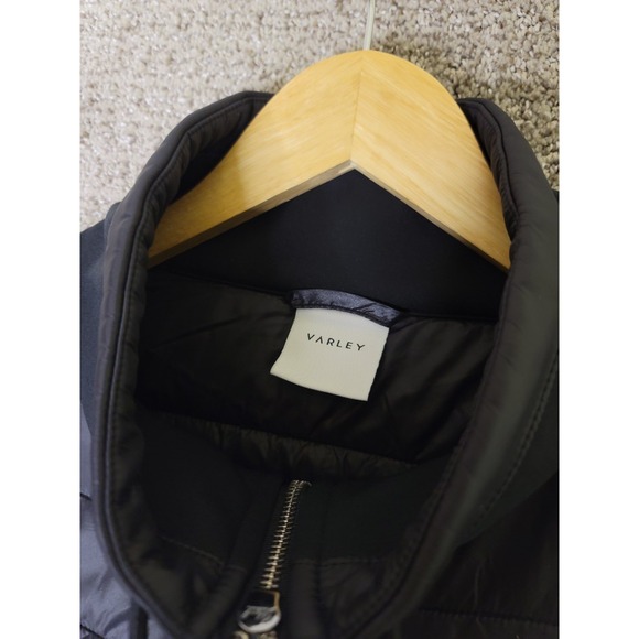 VARLEY Balfern Quilted Shell Jacket Sz XL Black Puffer Soft Shell - Picture 7 of 13
